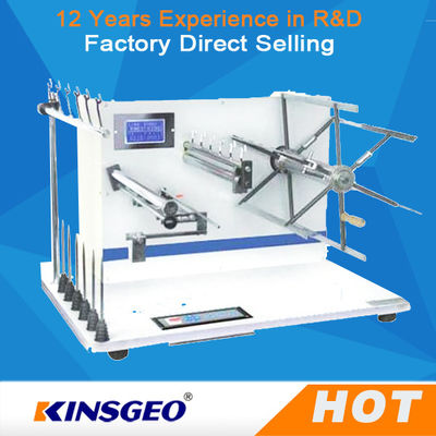 AC220V 50HZ 100W أقمشة اختبار المنسوجات حسب الطلب مع 53KG