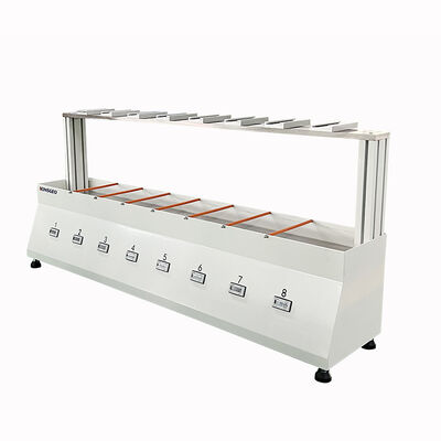 جهاز اختبار قوة القص الثابتة القياسي ASTM مع 10 مجموعات من الأحمال ومحاكاة درجة الحرارة والرطوبة لاختبار قوة القص لشريط لاصق